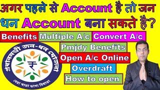 Can I Open Jan Dhan Account If I Already Have Another Account | Who Can Open Account Under Pmjdy