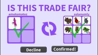 ride potion to ALL the JUNGLE pets | adopt me trading challenge pt 2 + 5000 subs giveaway 