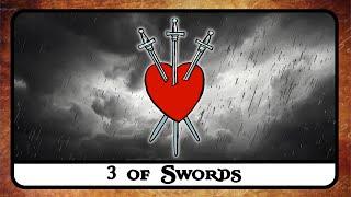 3 of Swords Tarot Card Meaning  Reversed, Secrets, History 