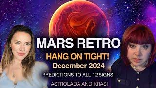 Tighten the BELTS: Mars Retro is Here! December 2024 Horoscopes, All 12 Signs!