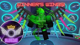 I GOT THE WINNER'S WINGS! (546th WINNER!) | RB Battles Roblox