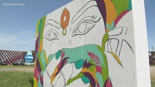 ViBe Creative District collaborates with minority artists to create murals in Virginia Beach