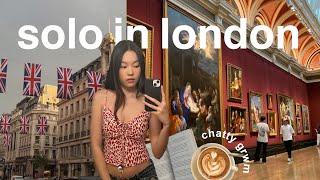 solo date in london  v-day chatty grwm, art museums, cafes