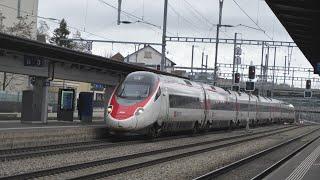 Eisenbahnverkehr in Illnau-Effretikon Mit Br 450 511 620 514 502 460 500 610 420