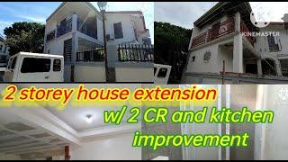 2 storey house extension w/ 2 CR and kitchen improvement