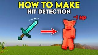 How to Make Hit Detection in Minecraft Bedrock!