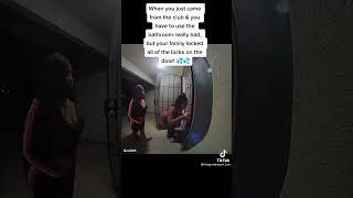 She peed on her self #funny #tiktok