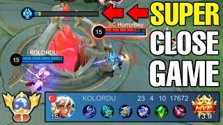 Super Close Game Vale 23 Kills Hard Carry Mode - Top 1 Global Vale by KOLORDU - Mobile Legends