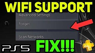 PS5 WIFI SUPPORT EASY FIX! (Fast Solution)