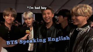 BTS speaking possible english for 596 seconds