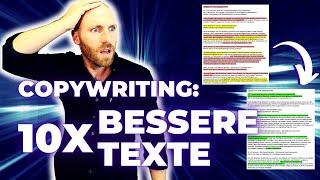 Copywriting-Vorlage: 10x bessere Texte mit dieser neuen Methode [für Website, Ads, E-Mails]