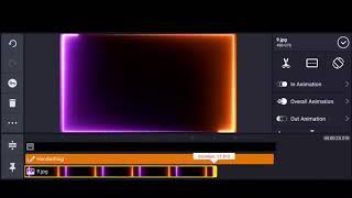How to make colourful video frame in kinemaster