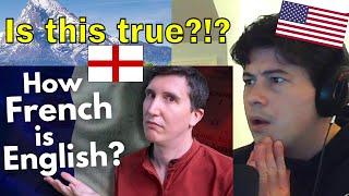 American Reacts Is English just badly pronounced French?