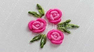 easy bullion knot rose tutorial for beginners|bullion stitch rose embroidery