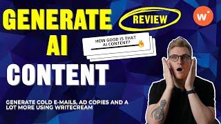 Writecream Review - AI Copywriting Creativity | Jarvis alternative