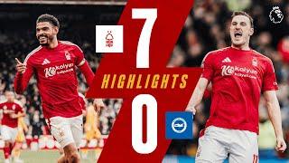 Reds Hit SEVEN!  | Forest 7-0 Brighton & Hove Albion | Premier League Highlights