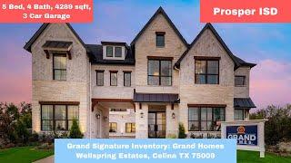 Grand Homes Grand Signature Inventory 3 Car Garage - Wellspring Estates in Celina, TX | Prosper ISD