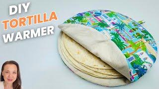 How to Make a Tortilla | Wraps Warmer | Insulated Tortilla Pouch -  Easy DIY Christmas Gift!