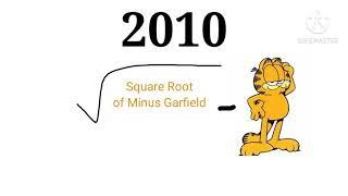 Square Root of Minus Garfield Logo History