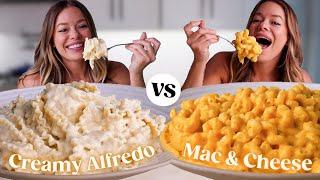 Hidden Veggie Pasta Showdown: Creamy Alfredo vs Mac and Cheese!