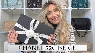 22C BEIGE CLASSIC FLAP | CHANEL UNBOXING / COMPARISON