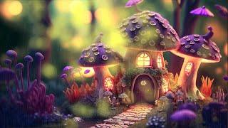 MUSHROOM HOUSES WITH BEAUTIFUL SOUND OF RAIN & THUNDER |HD 1Hour| ASNIROX