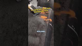 Turning old tires into something new #knowledge #facts #mechanical #popular #invention #world