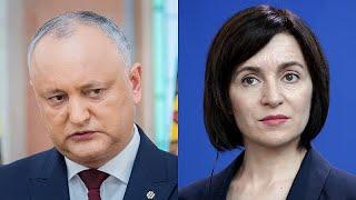 Moldova presidential election: Sandu takes surprise lead over Dodon after first round