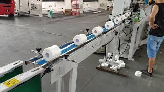 High speed small toilet paper multi rolls packing production line making machine