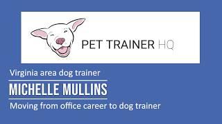 Journey from full time office to full time dog trainer - Michelle Mullins PTHQ