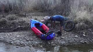 Bikerafting - How to Put a Bike on Your Packraft (Part 2) - Bike Frame - The Bikeraft Guide