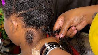 BEST WAY TO TWIST WITHOUT RUBBER BAND FOR TWIST BRAIDS | Hair appointment edition | Outre hair