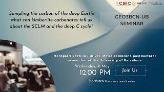 GEO3BCN&UB Seminar | Sampling the carbon of the deep Earth