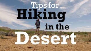 Tips for Hiking in the Desert