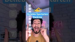 Die beliebtesten Sportarten bewerten #ranking #shorts #sportarten #filter