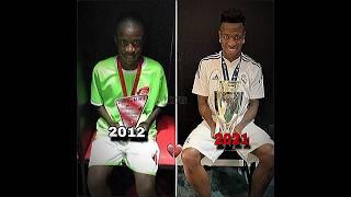 Glow up in 9 years #footballshorts #football #edit #footballedit #trending