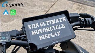 The Ultimate Motorcycle Display - Carpuride W702B