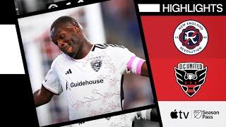 New England Revolution vs. D.C. United | Benteke Races To Golden Boot! | Full Match Highlights