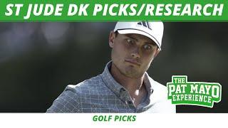 2024 St. Jude Classic DraftKings Picks, Final Bets, Weather, Underdog Rd1 Pick'em | St Jude Research