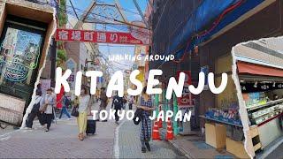 Kitasenju Tokyo, JAPAN | Walking Tour - Chiposanpo in JAPAN