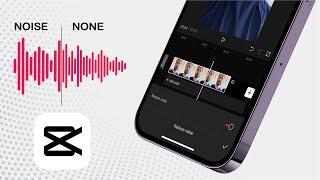 How to Remove Background Noise In Video on CapCut on iPhone
