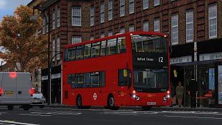 OMSI 2  London Citybus Evociti B5LH Go Ahead-London #MHV15 Rt.12 CamberwellGreen→Oxford Circus