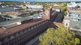 Der Peter-Behrens-Bau im Industriepark Höchst