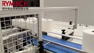 Rear Knife Heat Shrink Packaging Machine Ideal For Packing Tissue Rolls/Maxi Rolls