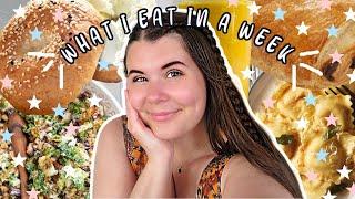 *realistic* WHAT I EAT IN A WEEK | quick and easy!