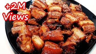 KILLER PORK ADOBONG TUYO | EASIEST PORK ADOBONG TUYO RECIPE | REDUCED PORK ADOBO!!!