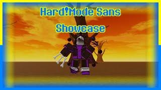 Hard!Mode Sans  + 1v1 [Showcase] [Unknown Battle Simulator]