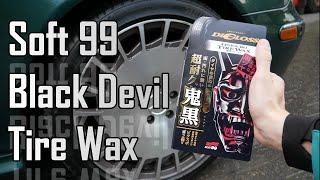 Soft 99 Digloss Black Devil Tire Wax im Test || tiefschwarzer Glanz für die Reifen