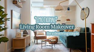 Living Room Makeover For A Couple With Two Different Styles