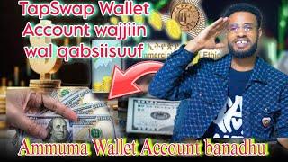 Akkamitti TapSwap karaa salphaan Wallet account keenyaan wal qabsiifna? #DinStar